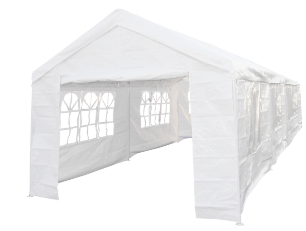 White Gazebo with Windows