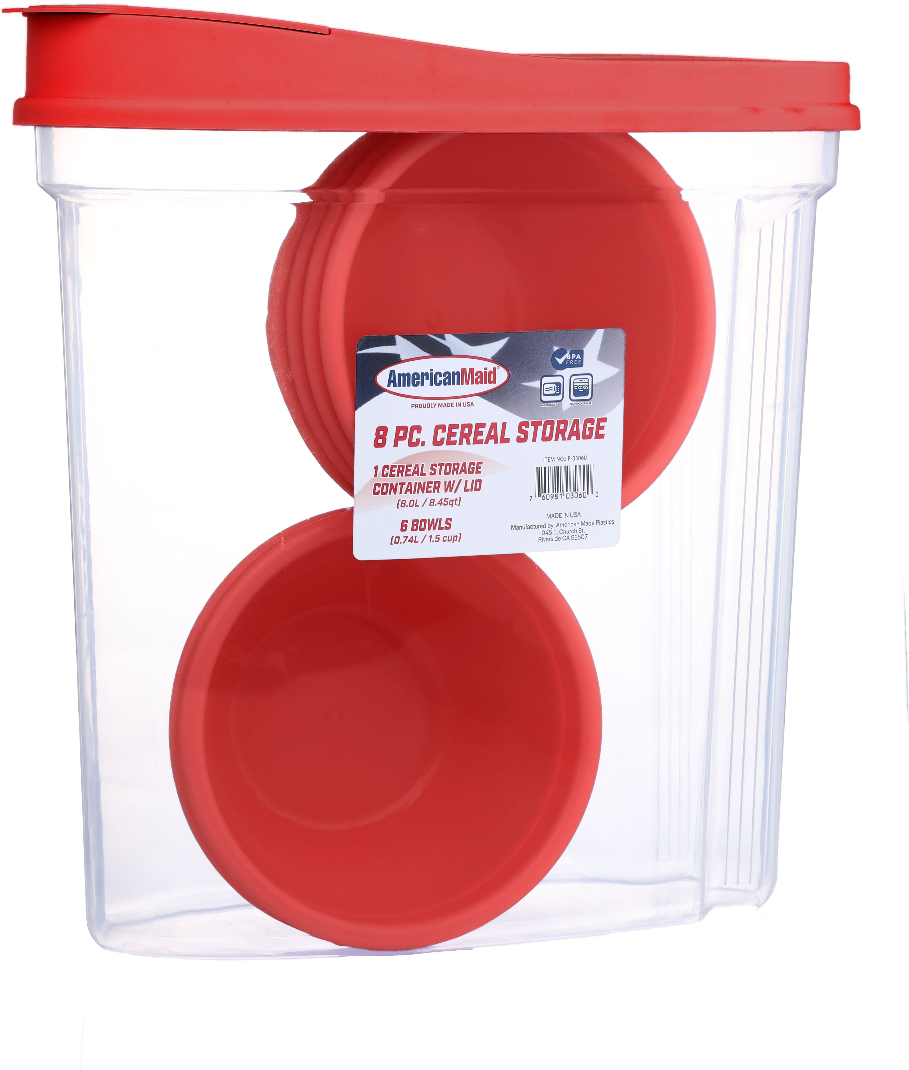 8 Piece Cereal Keeper