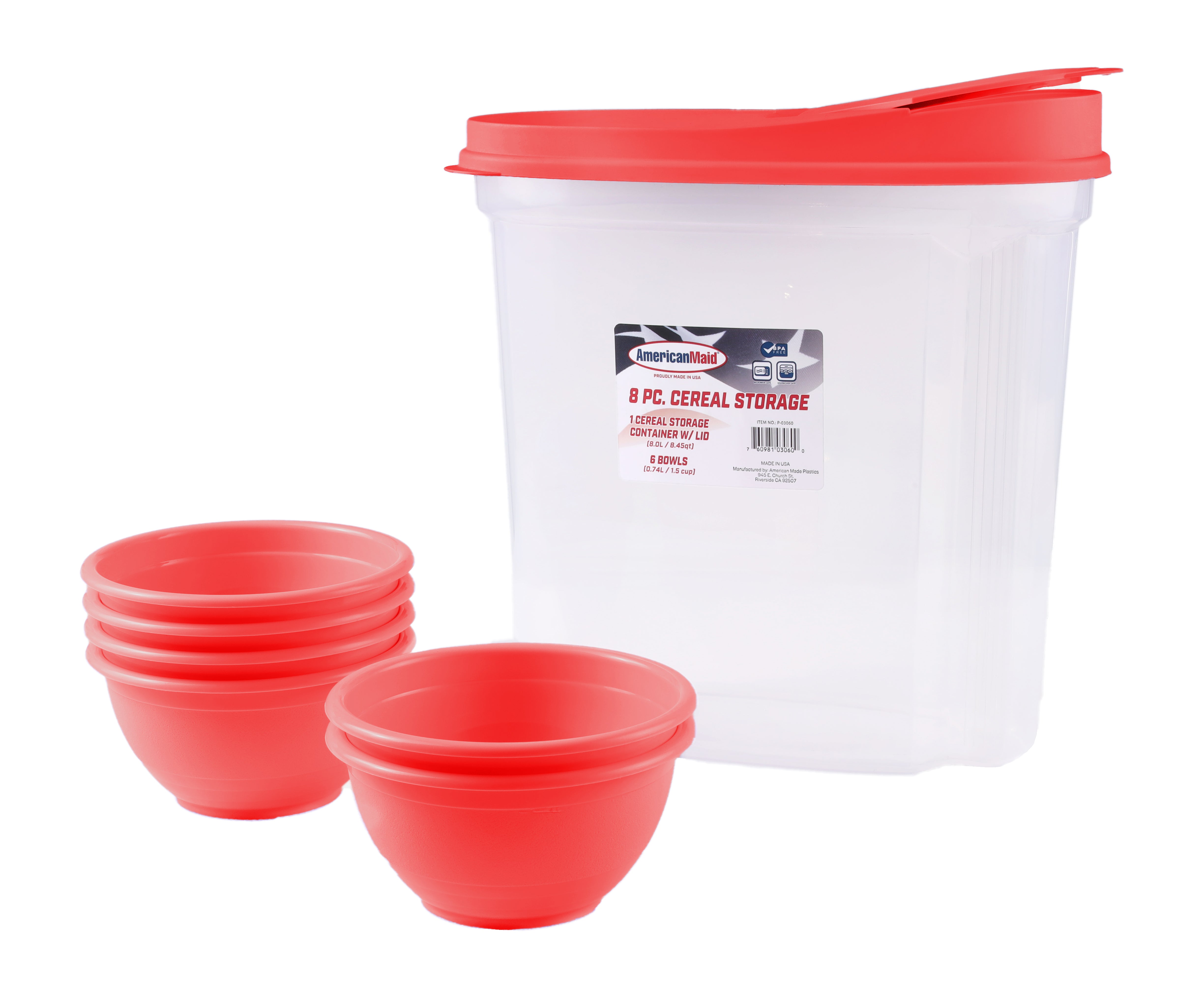 8 Piece Cereal Keeper