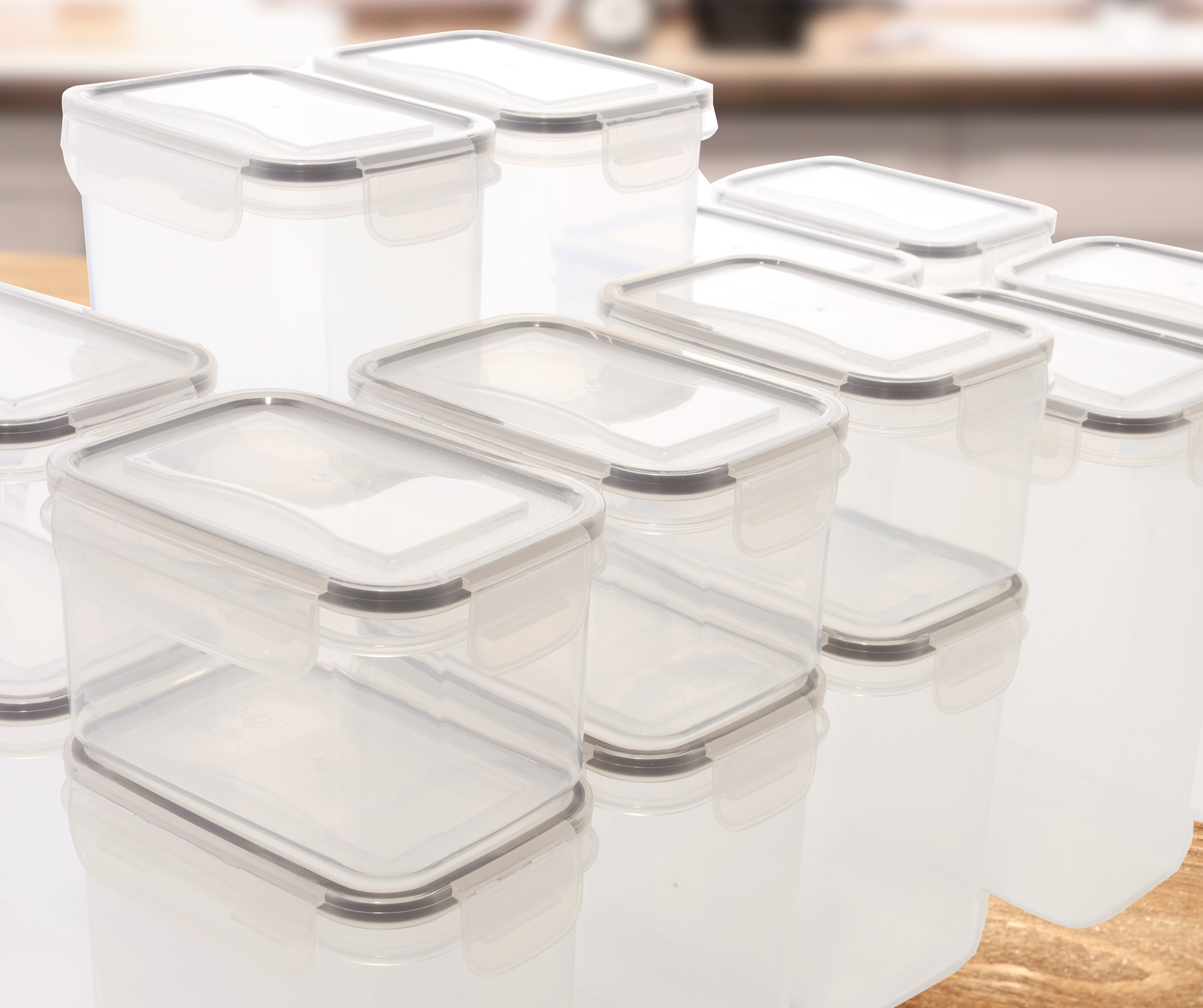 Sazon 28 Piece Food Storage Containers with Chalk Pen and Labels