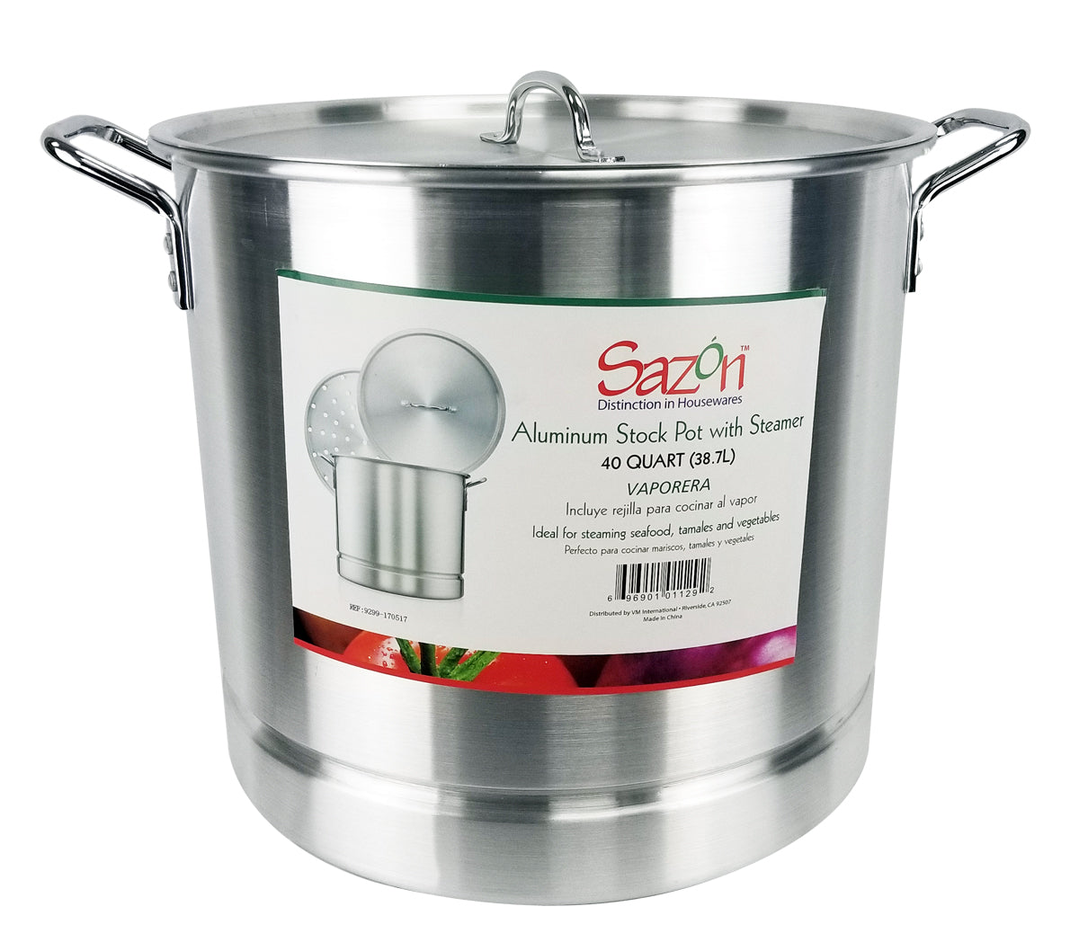 Choice 40 Qt. Aluminum Sauce Pot