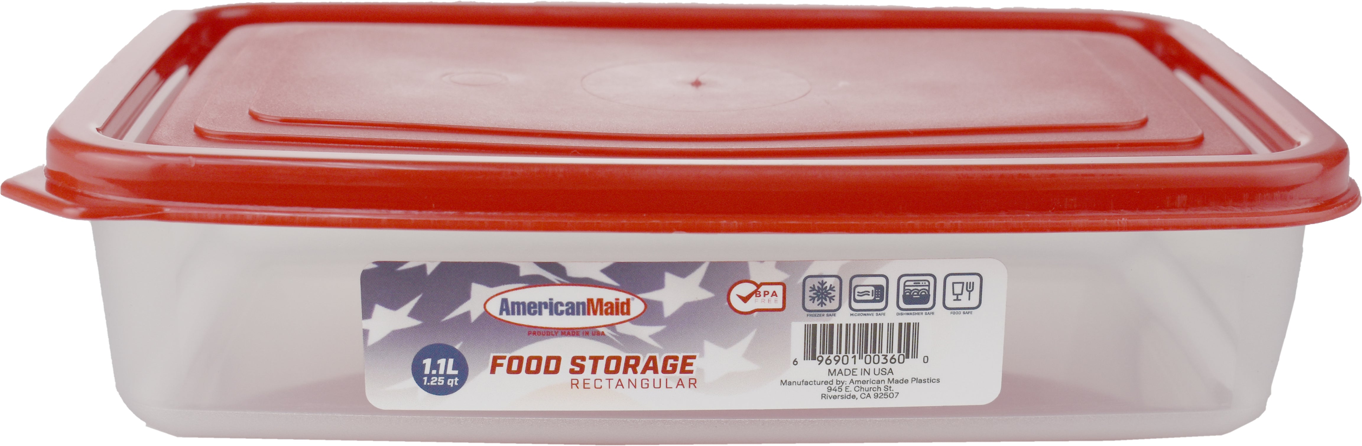 American Made 1.06L Rectangular Food Storage