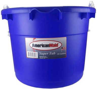 American Maid 18 Gallon Tub