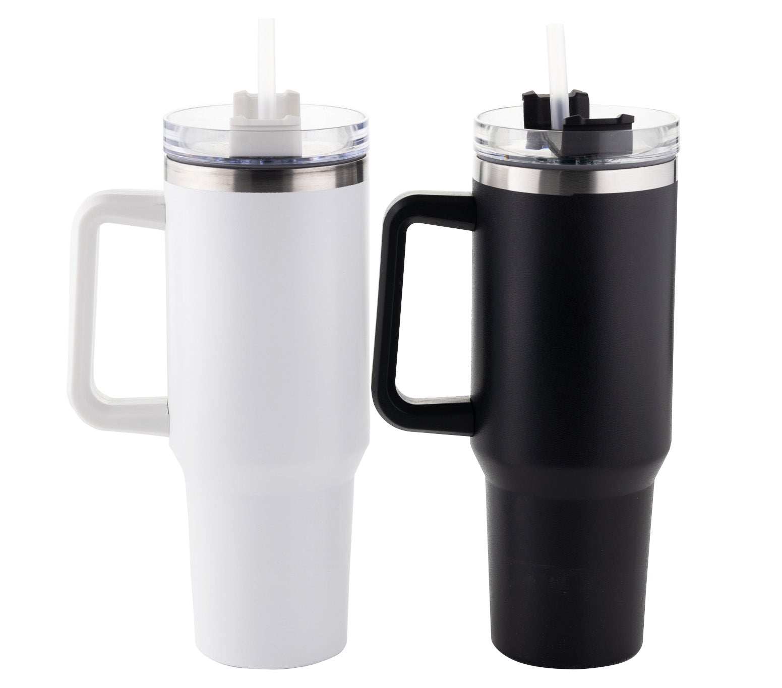 40 oz Stainless Steel Travel Tumbler with Straw