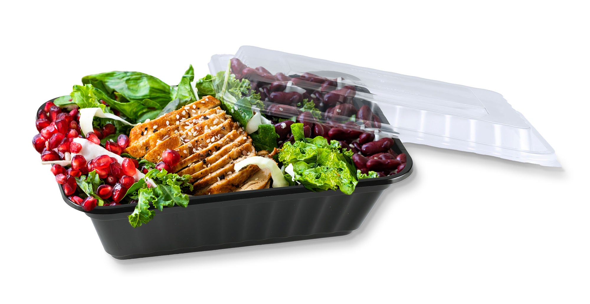 Prep & Savour Rectangle Prep Meal 32 Oz. Food Storage Container (Set Of  150)