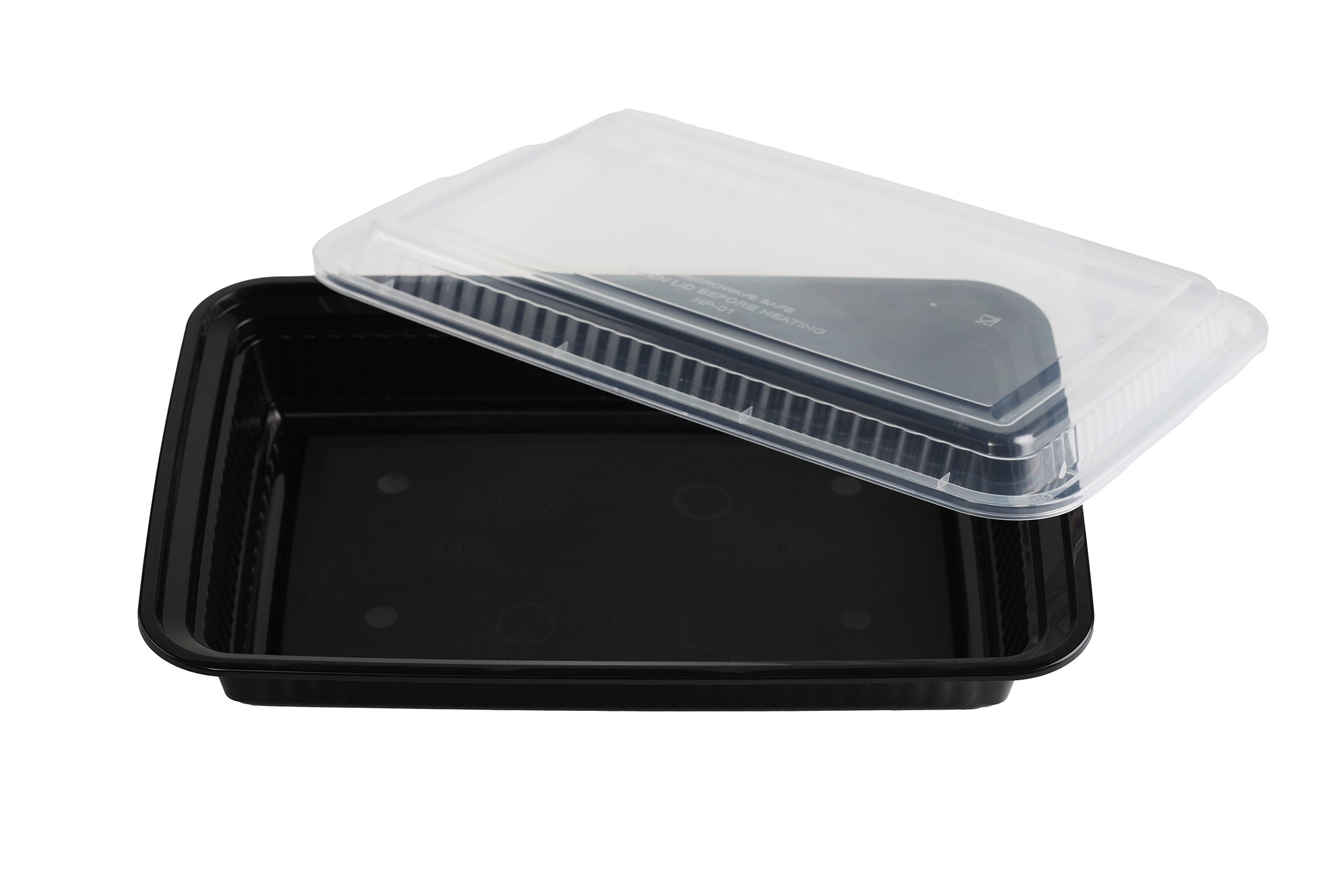 150 Pack - Sazon 58oz Rectangular Meal Prep Containers, Reusable, Stackable, Microwave/Dishwasher/Freezer Safe, BPA Free