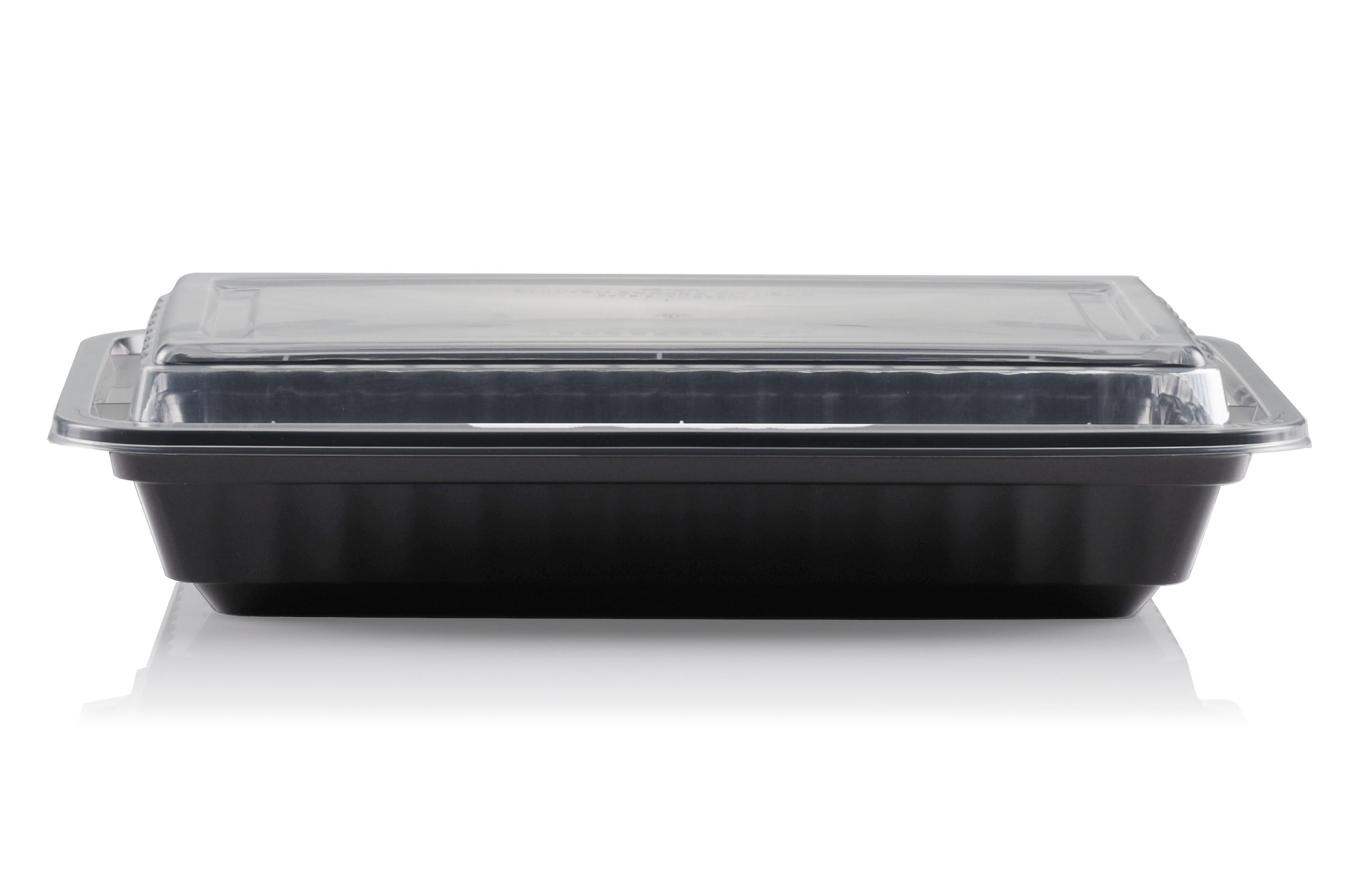 150 Pack - Sazon 28oz Rectangular Meal Prep Containers, Reusable, Stackable, Microwave/Dishwasher/Freezer Safe, BPA Free